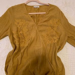 Boutique Yellow Blouse